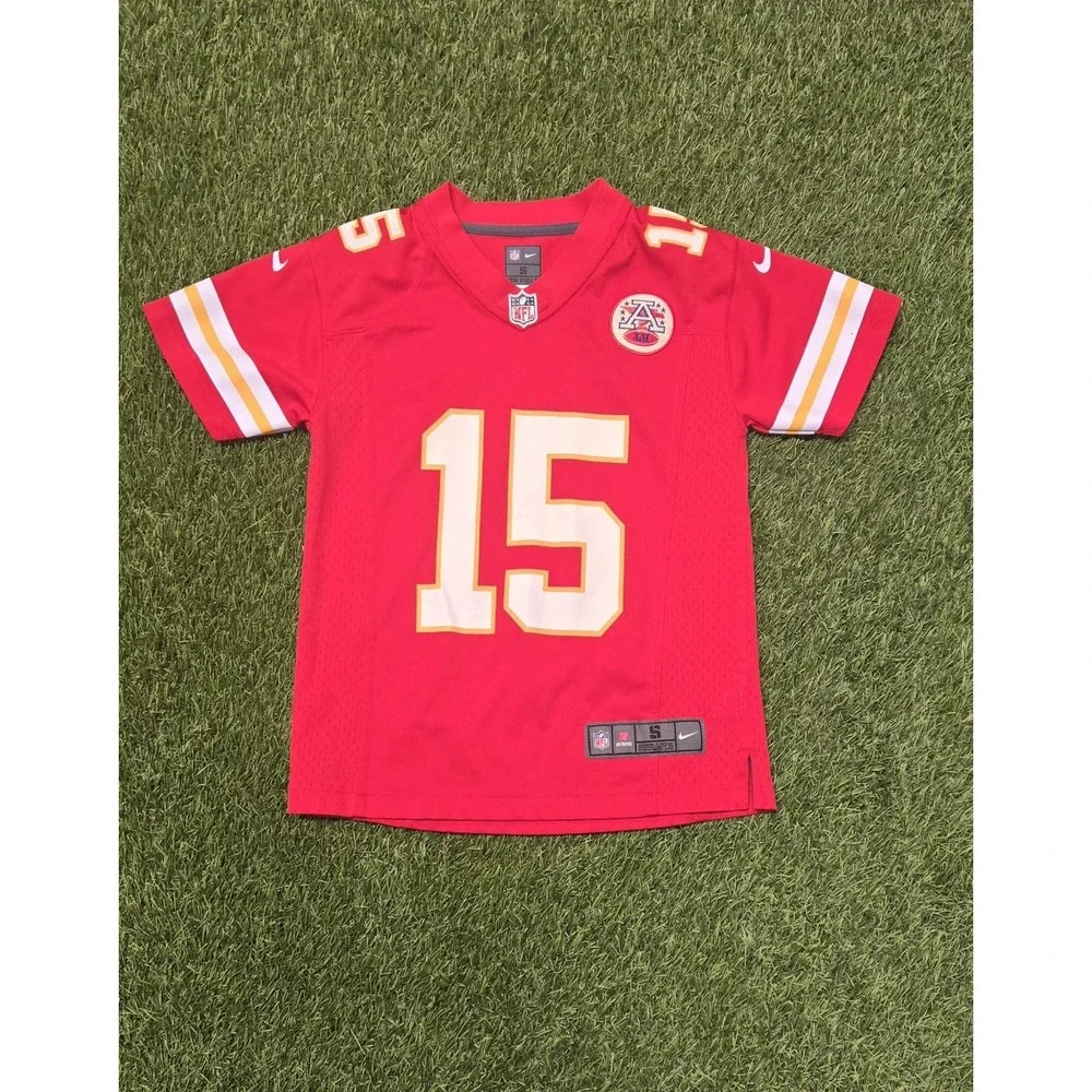 Kansas City Chiefs Jersey Youth Small Boys NFL Football Nike Patrick Mahomes 15